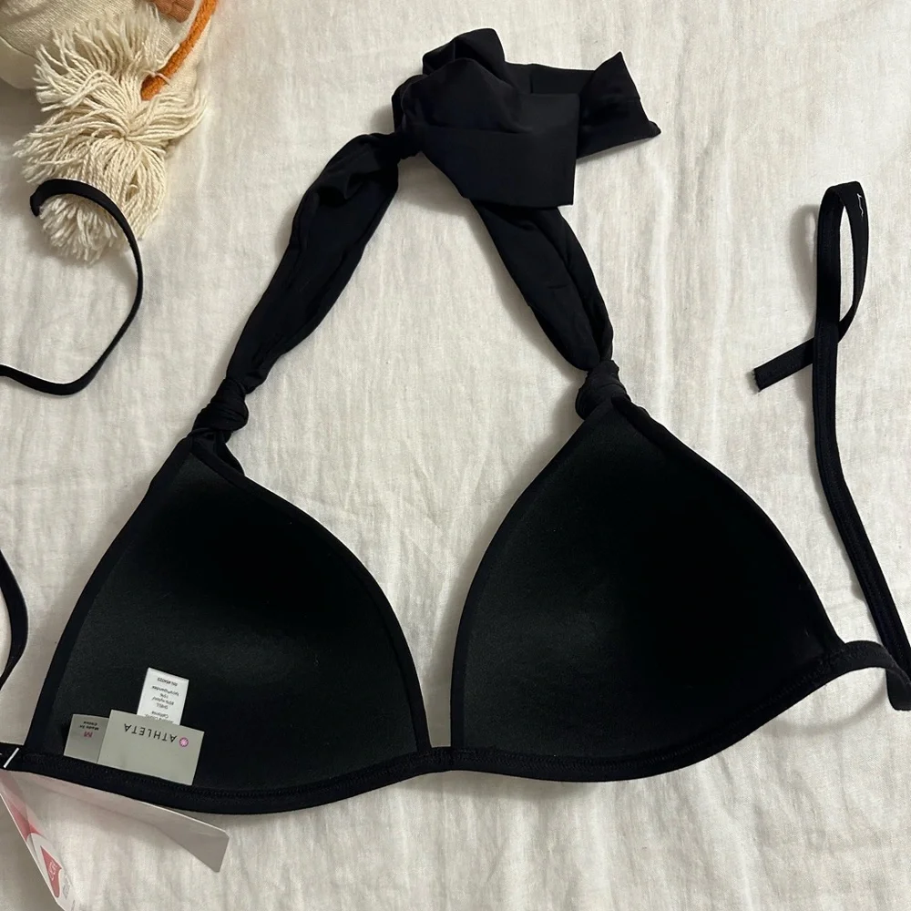Athleta Aqualuxe Halter Halter Bikini Top NWT - Picture 4 of 6